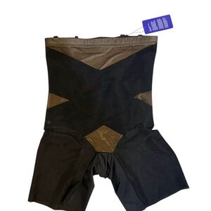 Honeylove Super Power Short Black Plus Size 1X Shapewear NWT